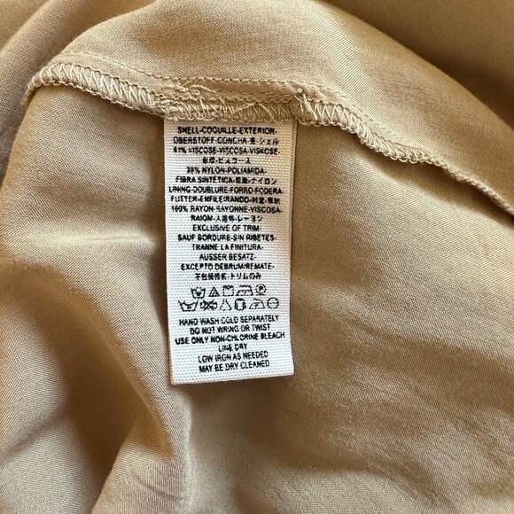 Women's L Free People Velvet Shift Dress Mini Black Tan Studs at Neckline - Picture 9 of 11